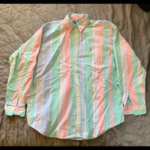 Vintage Ralph Lauren Pastel Button-Up L/XL